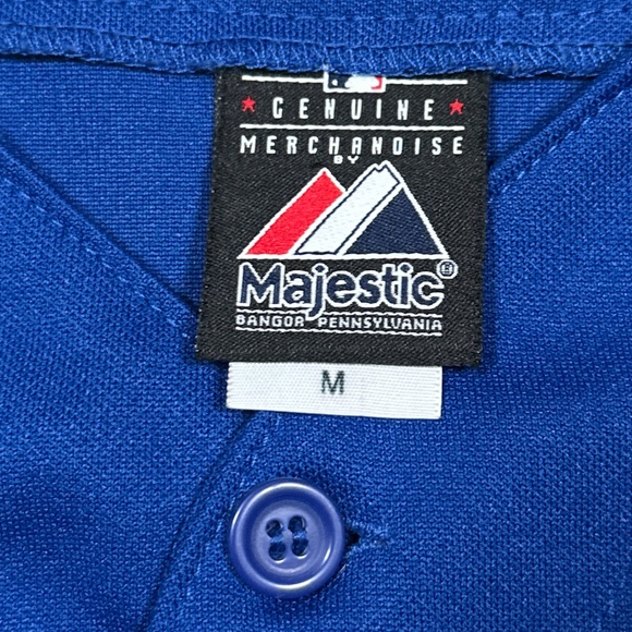 Vintage Y2K Majestic Toronto Blue Jays Josh Johnson 55 Baseball Jersey Mens M - Picture 7 of 11